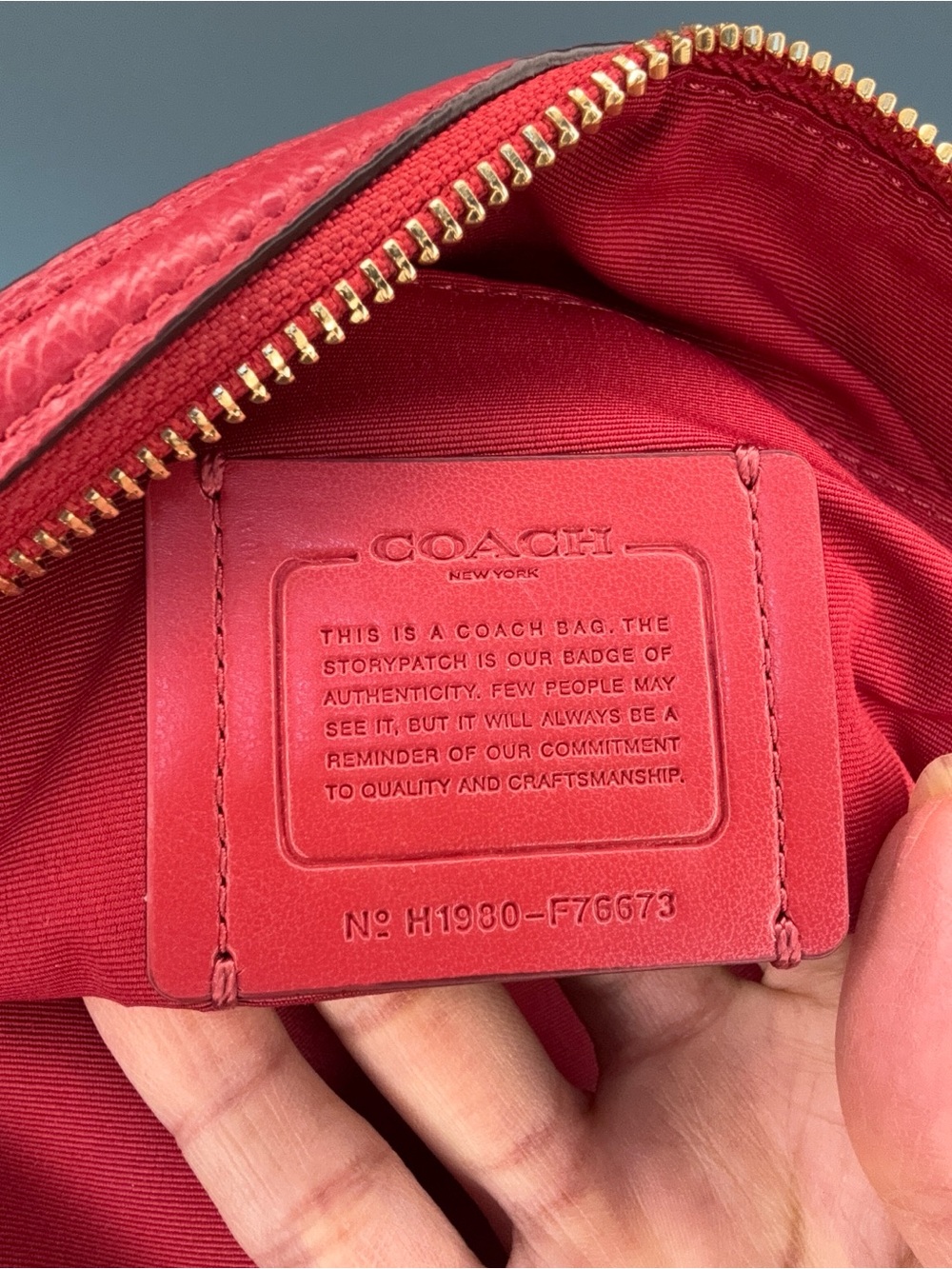 Coach Dome Crossbody Bag Red NEW - Picture 3 of 14